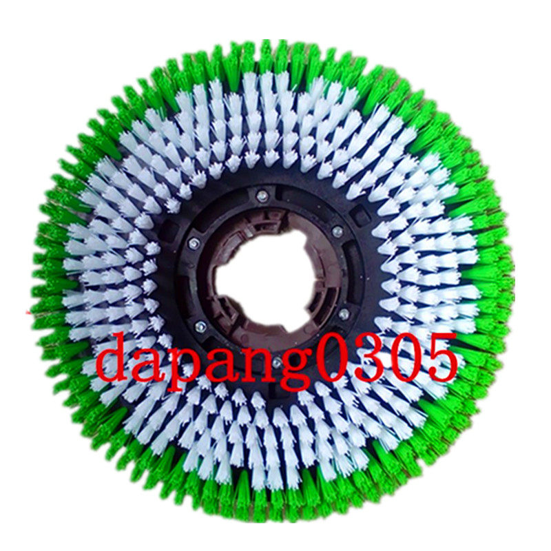 白云154/175洗地机全钢丝刷17寸磨地机硬毛刷洗毛石纯钢丝洗地刷