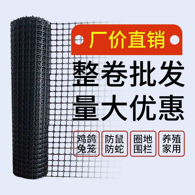 养殖网养鸡网塑料网格栅网防护网围栏拦鸡挡狗漏粪家禽养殖隔离网