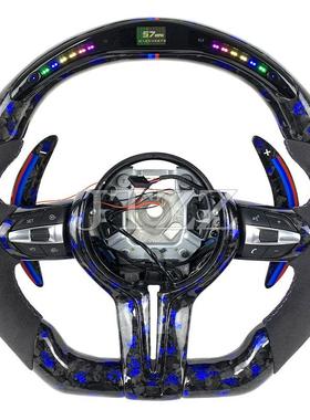 适用于宝马F30F10F15F31F32F33F80F87F82M2M3M4LED锻造碳纤维方向