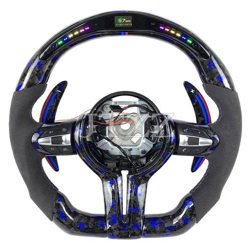 适用于宝马F30F10F15F31F32F33F80F87F82M2M3M4LED锻造碳纤维方向