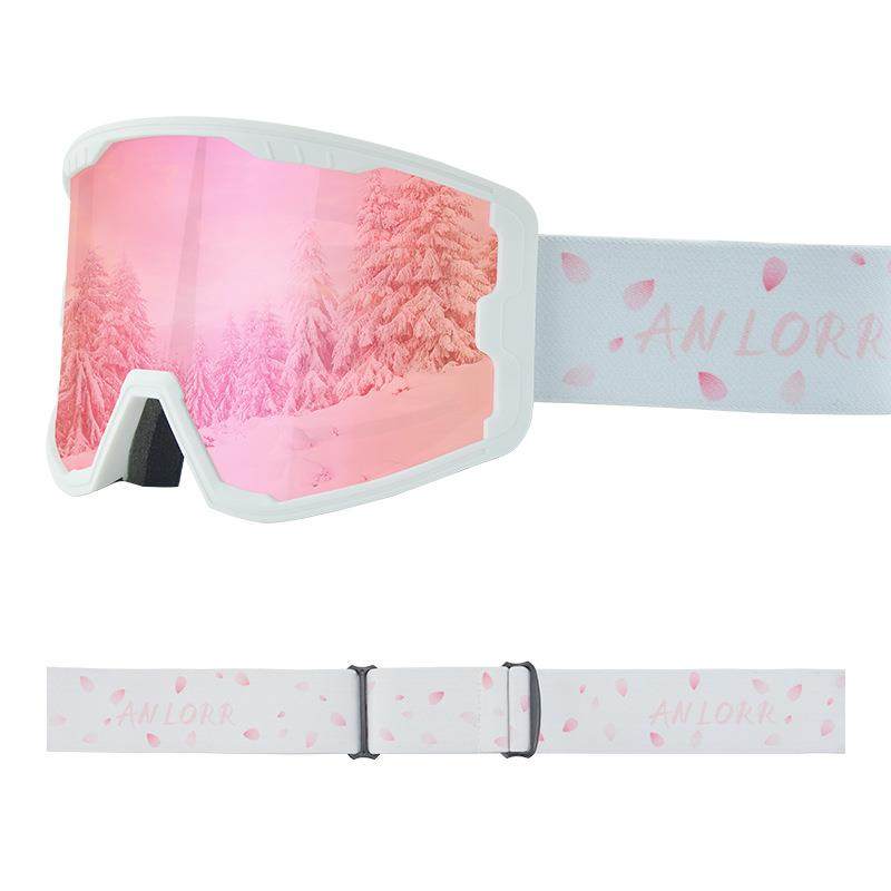 亚马逊跨境新品大镜面滑雪眼镜户外滑雪登山护目镜防风沙雪地风镜