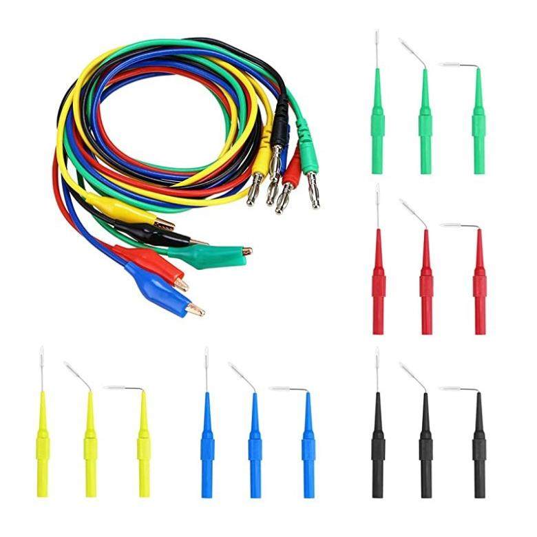 0.7MM 1.0MN 探针汽车维修测试刺破线表棒背针万用表笔不锈钢针