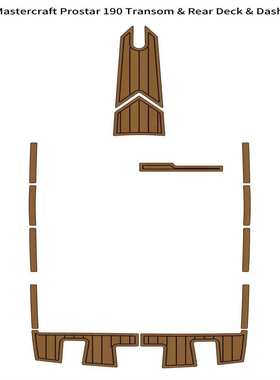 1989 MasterCraft Prostar 190 Transom Rear 游艇船舶EVA