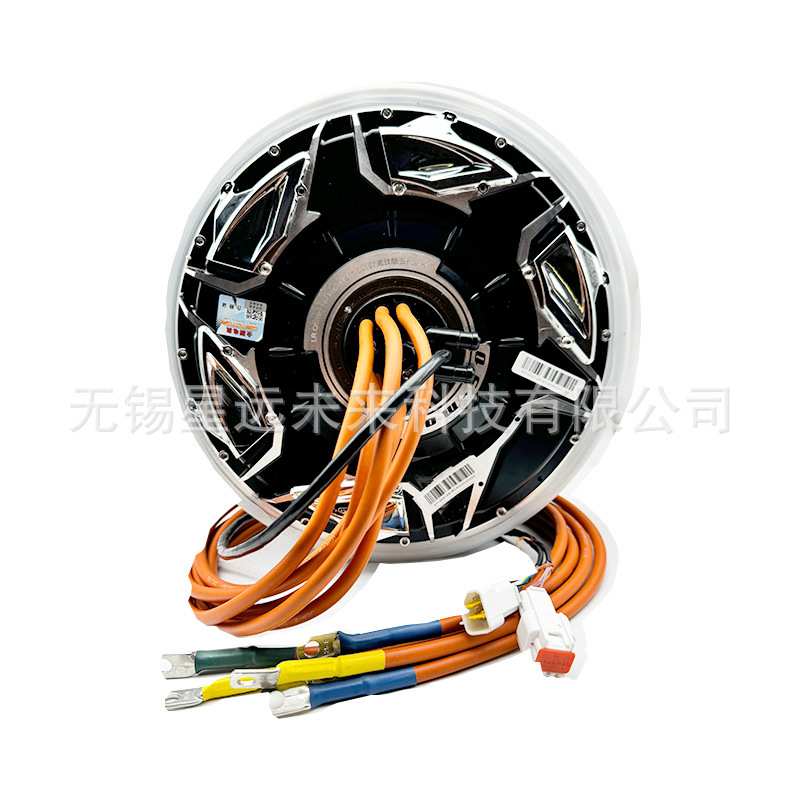 QSMOTOR全顺水冷电机12寸3000W40H五代V5WP电机48-96V电摩电动车