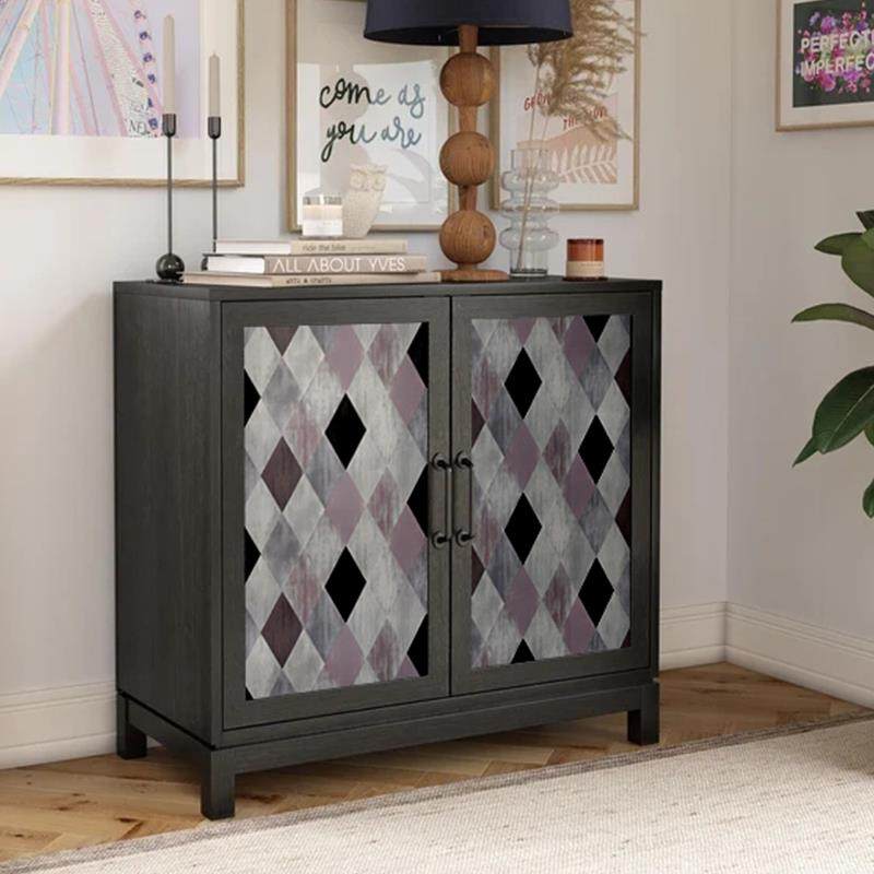 美式复古风贴纸翻新衣柜橱柜玻璃柜门家具遮丑改造防水自粘贴纸