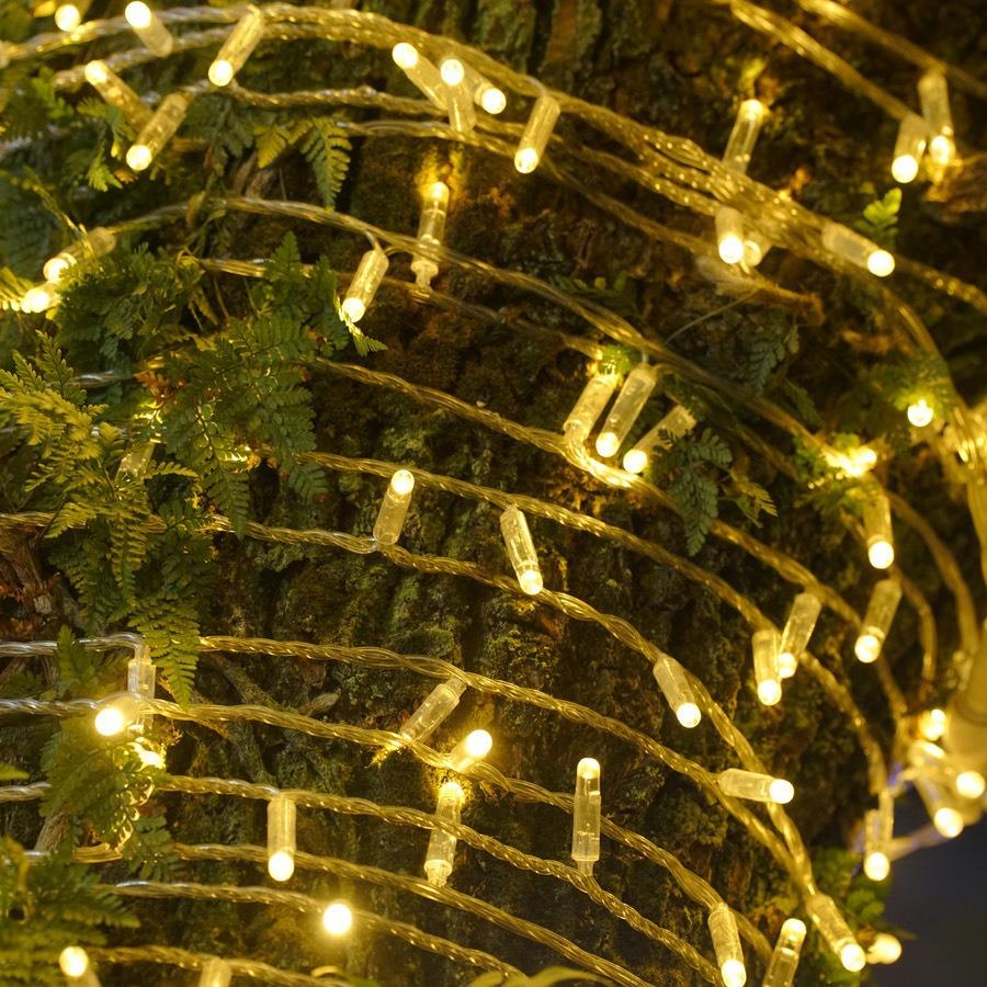 led灌胶防水灯串泡壳打胶串灯圣诞户外装饰广场绕树工程亮化彩灯