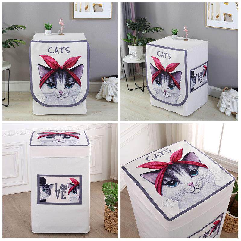 美佐尔家居布艺防尘罩家用防水耐晒洗衣机罩阳台防尘收纳防水抗晒