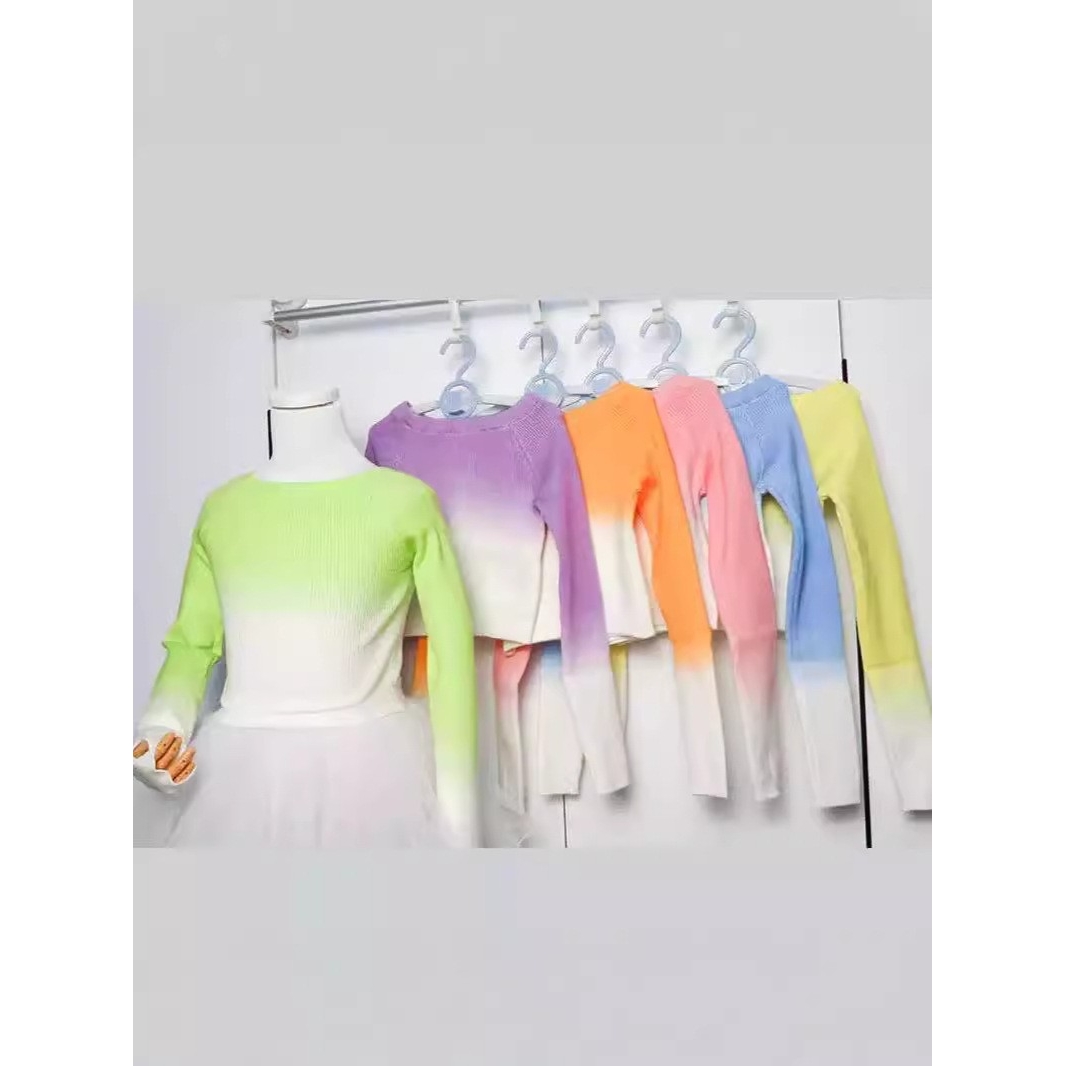 儿童舞蹈服毛衣秋冬披肩练功服长袖上衣女童芭蕾舞外套体操服