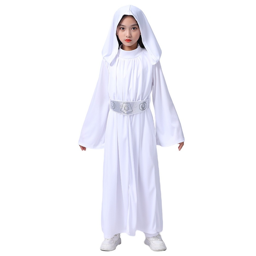 儿童星际公主裙万圣节装扮派对服装电影人物角色扮演衣服