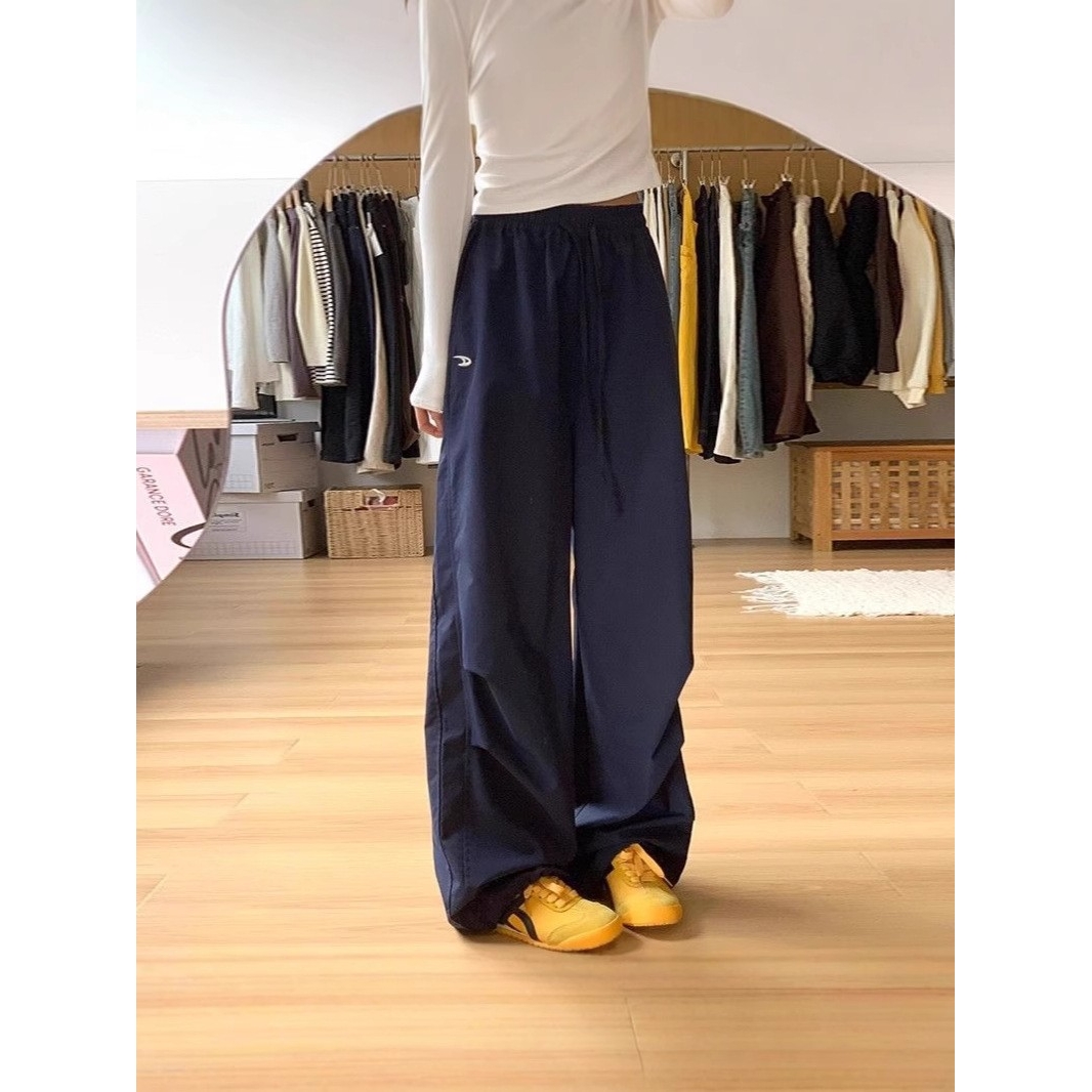 原版质量休闲运动裤女夏季薄款小众设计感爵士舞嘻哈裤女