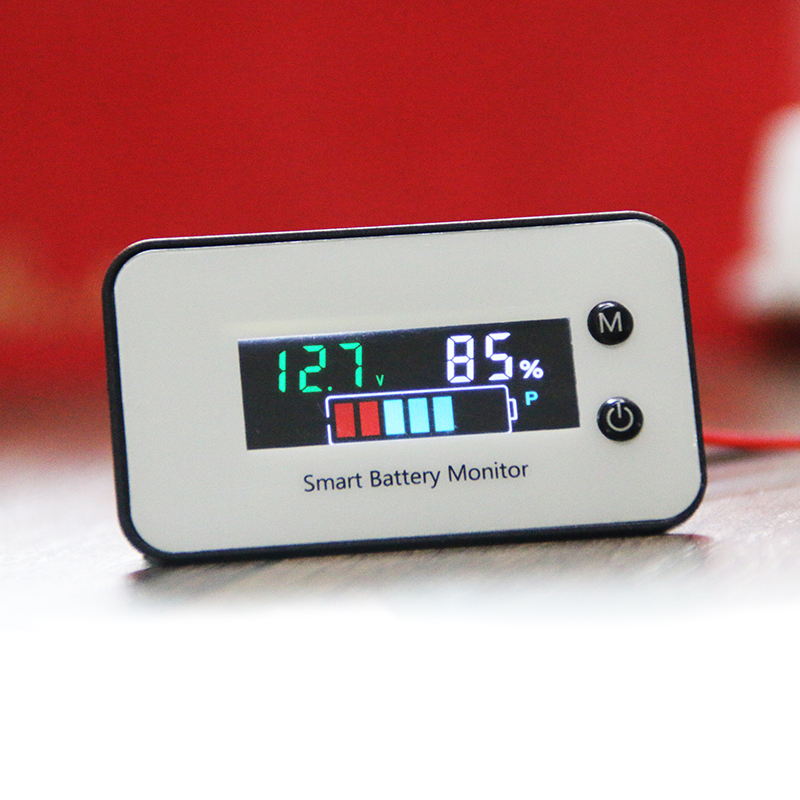 电池电量显示器铅酸电池-8v电池电压电量表锂电池三元聚合物串