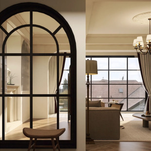 弧形软线条田园风格子玻璃装饰条自粘美边落地窗di材料平板线