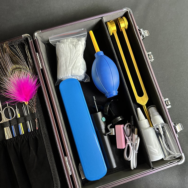 杨氏采耳工具套装专业全套手提箱子采耳师高级技师耳勺毛毛扬波