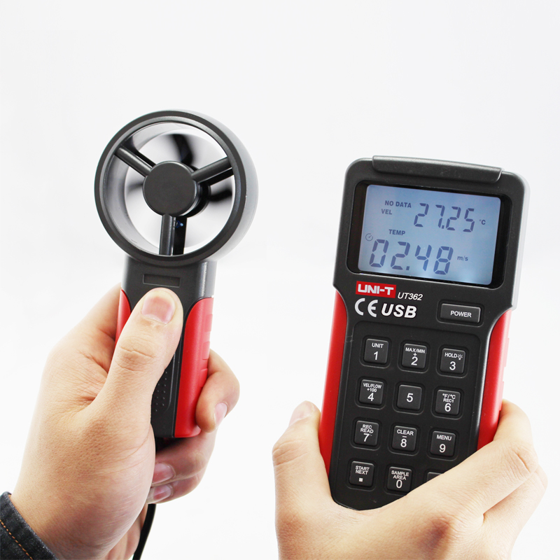 优利德风速仪数字高精度测风速风量风向风速计手持式风速测量仪