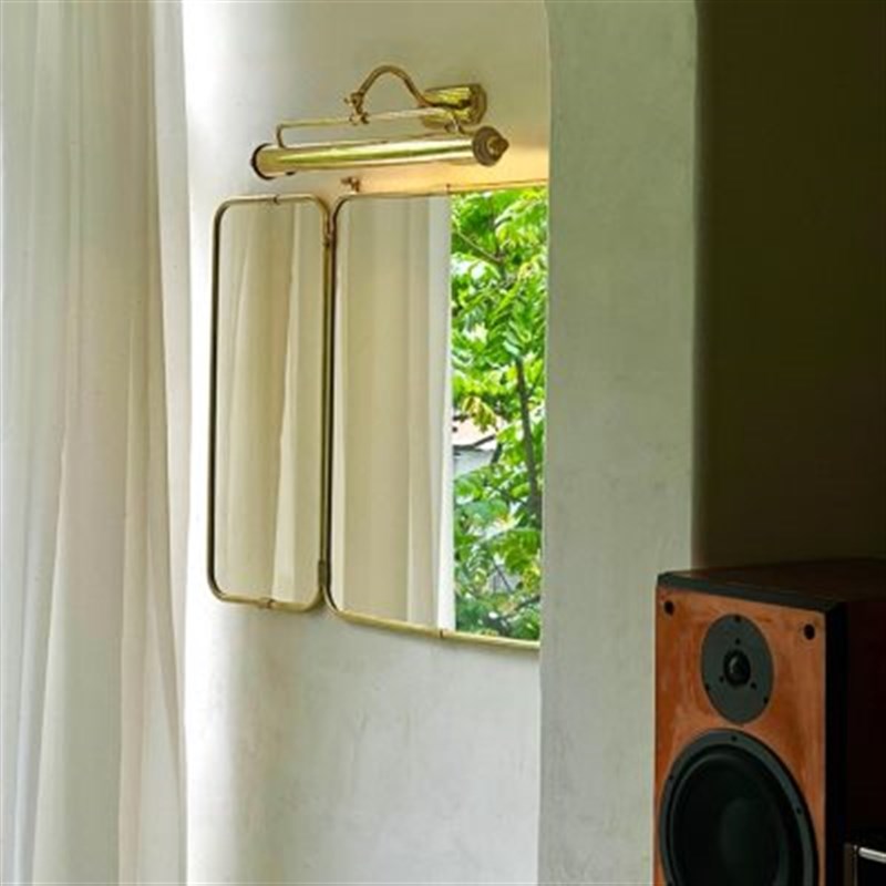 BRASSART复古黄铜法式工业风走廊酒吧镜前灯