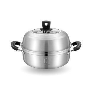 宏利汤锅蒸锅食品级加厚加高家用蒸屉火锅挑炉具