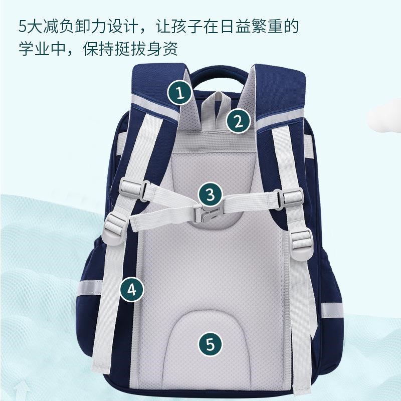 男童书包一二年级女生女童1-3-6男生小学生五六年级轻便减负儿童