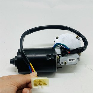 徐工ED 2D22雨刮电机雨刮马达连动杆雨刷片臂挖机