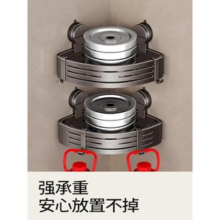 吸盘免孔卫生间置物架室三角收浴架厕所淋打浴洗JXT手壁纳挂转角