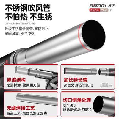电992线动鼓风机点烧烤用专吹风机小型手持无充电便携式生火碳炉