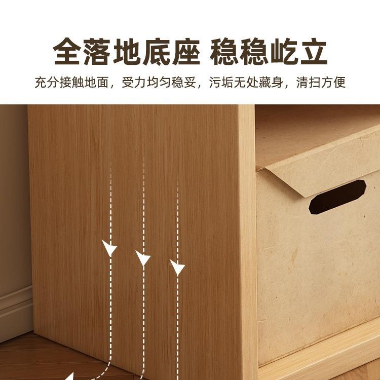 带门书架落书地家用简易格子柜置物架厅储物收客组纳柜自由合SG00