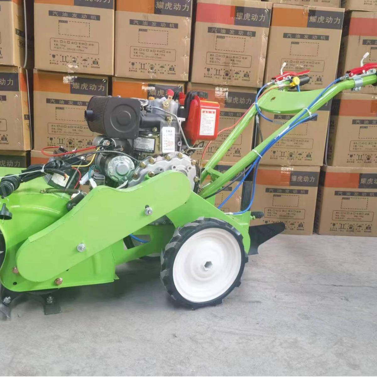 广东外贸油汽除草家机小型用农用手推RJN式开锄草机微耕机荒机厂