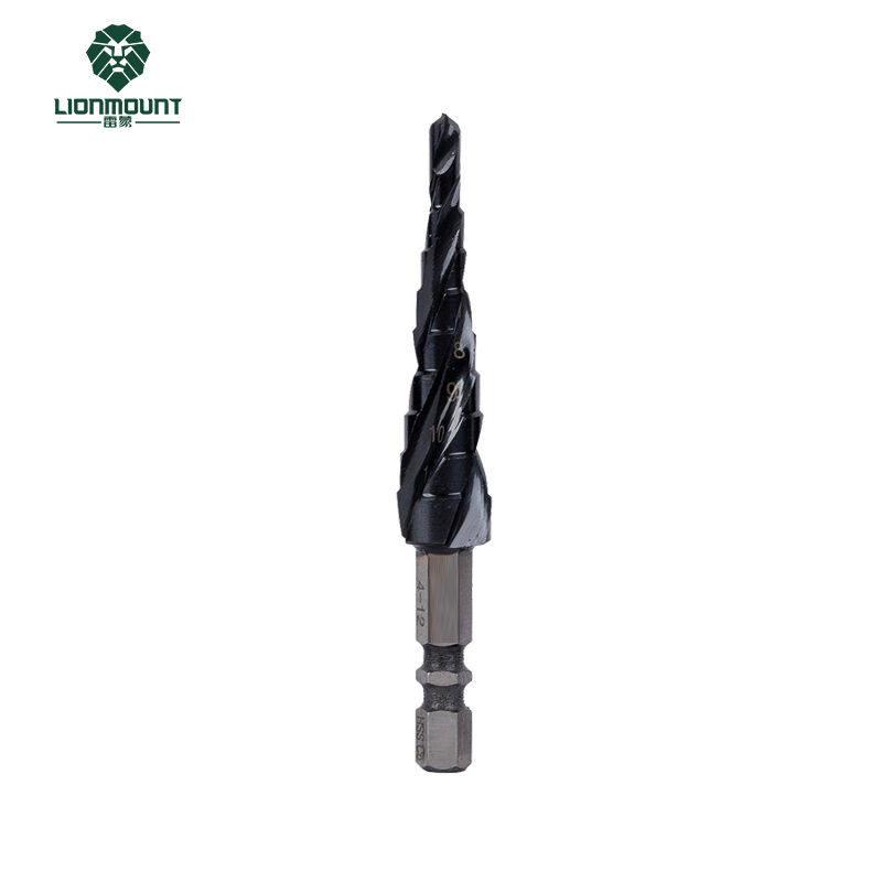 高钴六角柄宝塔钻阶梯钻头不锈钢钻头台阶扩孔钻金属钻孔器4-