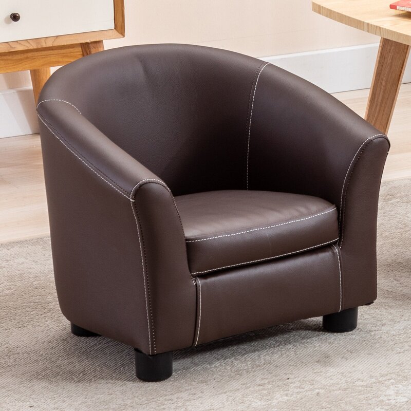 儿童沙发男孩女孩公主简约靠背迷你皮艺小孩子幼儿园阅读宝宝座椅