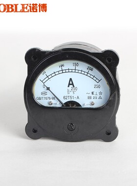 圆形指针式交流电流表62T51-A 安装式面板 62T51电压表250-450v