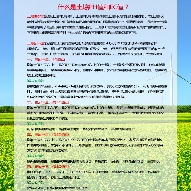 土壤酸硷度检测仪高精度农业种植ph值ec值湿度测试盐硷地盐分温度