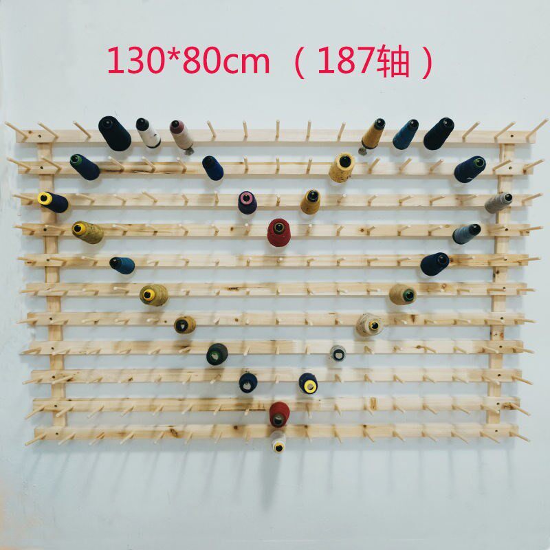 服装厂缝纫货架实木线架子放线家用挂墙收纳储物专用挂线缝纫线架