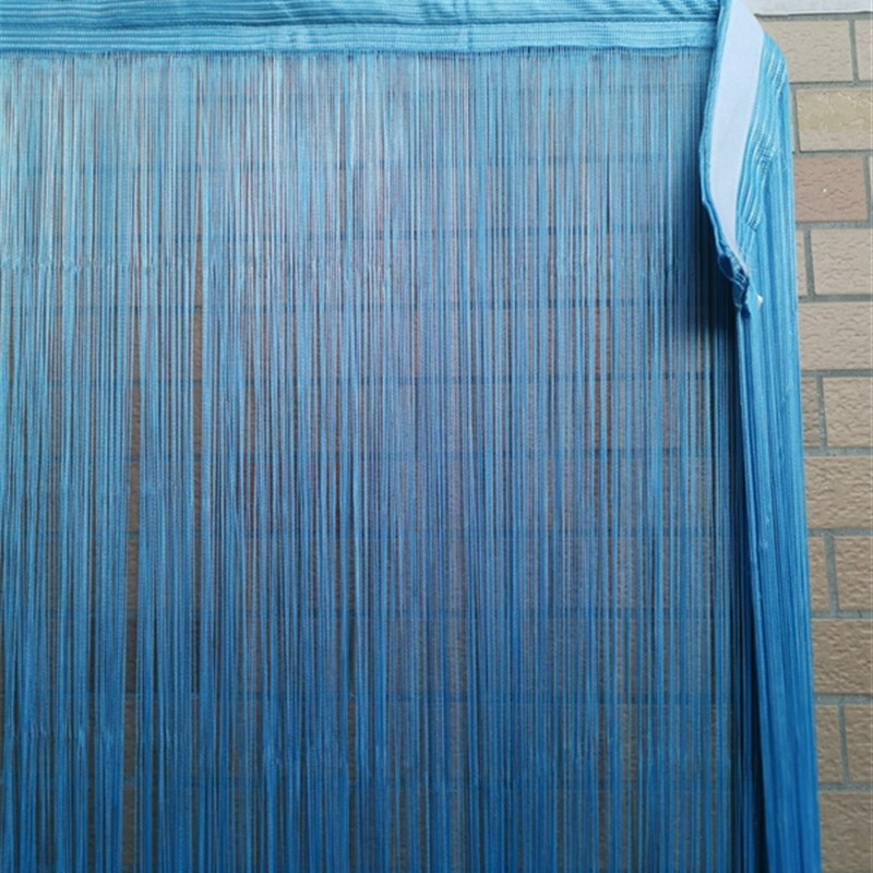 魔术贴加密高2.4米线帘自粘门帘 客厅卧室玄关装饰流苏隔断帘窗帘