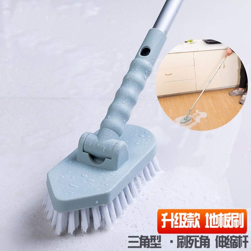 长柄地刷硬毛木柄地板刷浴池瓷砖水泥大理石地面清洁刷子洗地毛刷