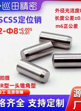 精密正公差不锈钢圆柱销替怡BLF36米MSCSS定位销一端锥形销钉R形