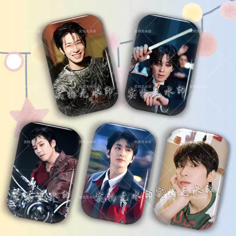 全圆佑周边胸针粉丝应援异形方形吧唧徽章礼物痛包挂件seventeen