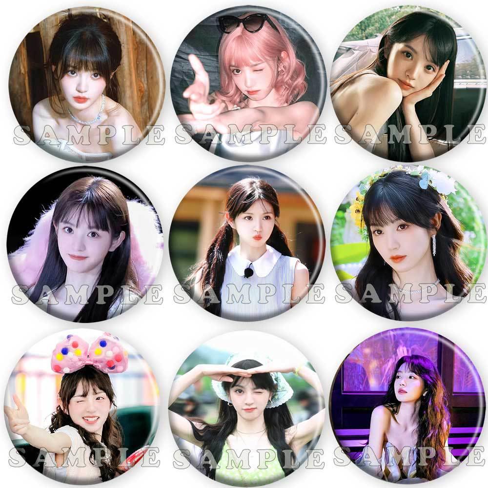 田曦薇周边吧唧明星爱豆应援马口铁镭射徽章粉丝应援谷子