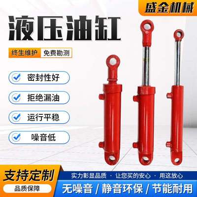 厂家 电动升降机货梯同步顶升液压油缸可伸缩可旋转式液压油缸