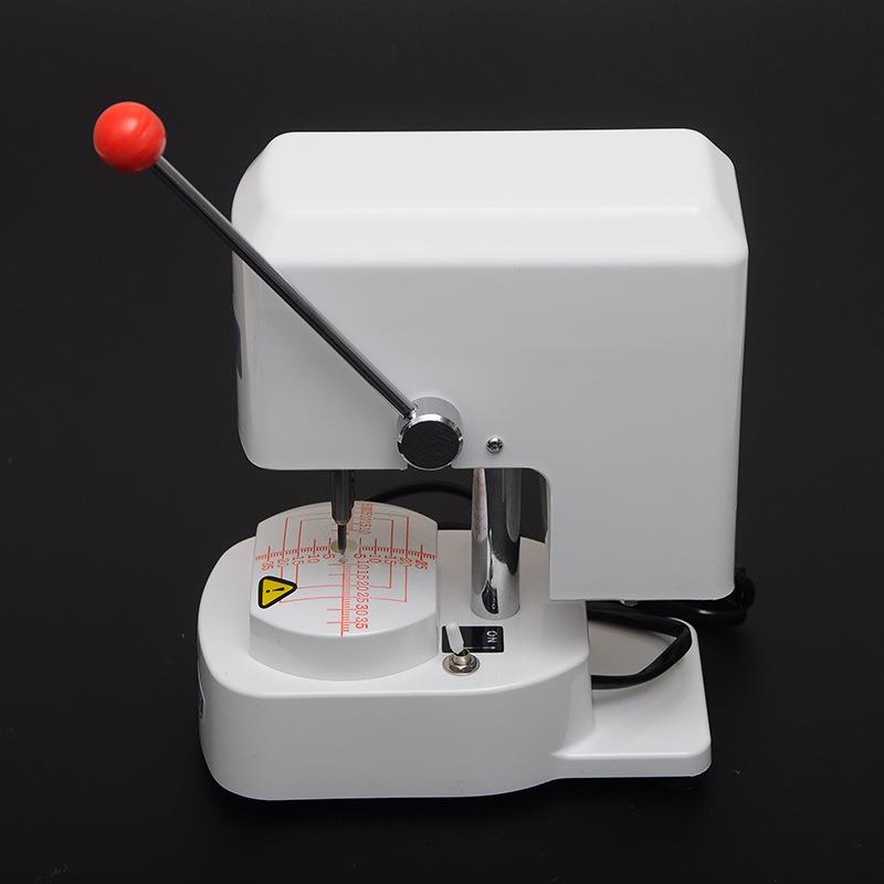 眼镜设备仪器三孔机CP-10B打孔机三孔机带LED灯镜片模板样板打孔