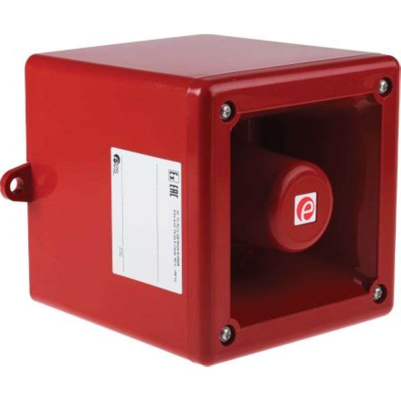 e2s IS-A105N-R 电子报警器, 16-28v直流, 红色, ATEX带 防爆认证