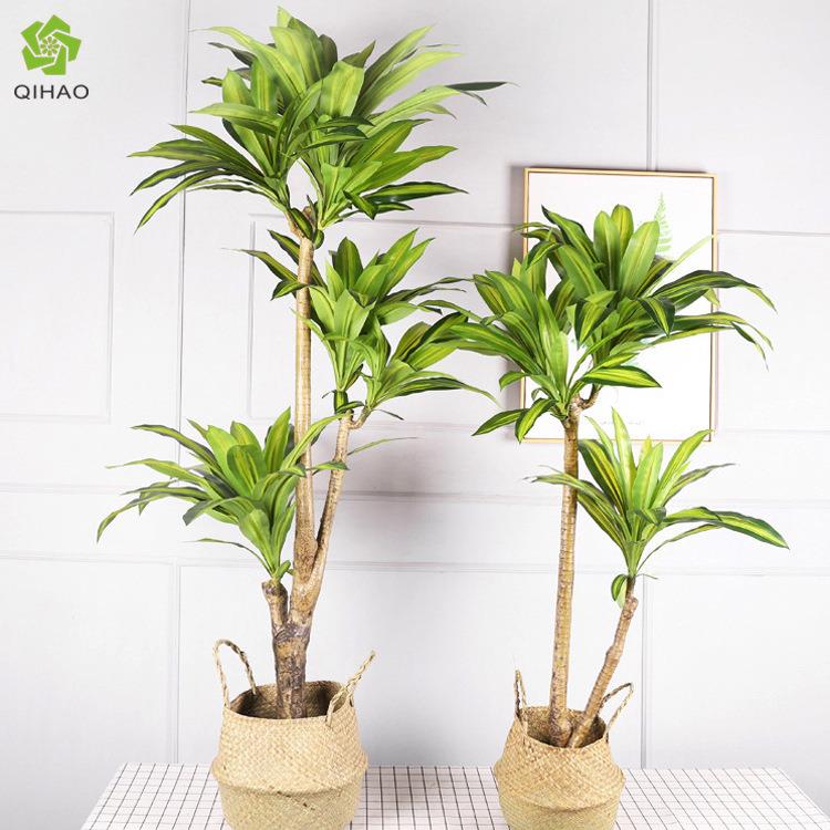 北欧仿真巴西木盆栽 室内装饰绿植人造摆件 大型仿真巴西木盆景