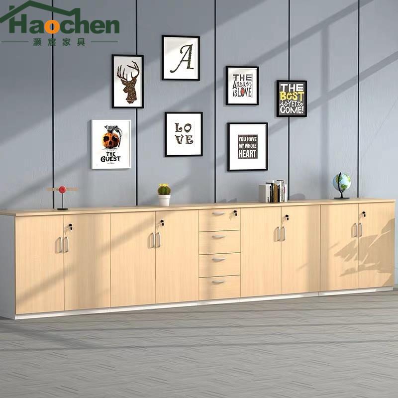 办公柜子抽屉式矮柜文件柜带锁办公室木质隔断柜储物柜资料柜地柜