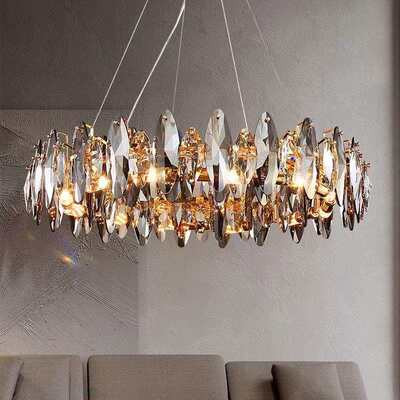 轻奢水晶吊灯客厅灯高档奢华2025新款现代简约大气主卧室餐厅灯具