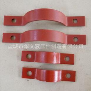 双螺栓扁钢快装卡箍 抱箍 电线夹子重型 轻型塑料 铝合金管夹4511