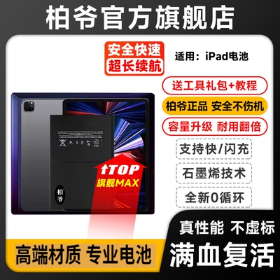 适用ipad平板电池3/2/4/5/6/pro10/11/12/pro9.7/mini5/6 battery