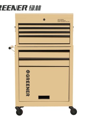 GREENER小推车ins工业风工具收纳柜咖啡图书画室家用移动置物架箱