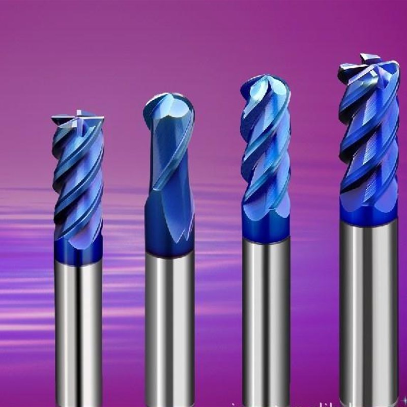 进口65度铣刀4刃 钨钢铣刀合金铣刀开槽刀具涂层模具钢不锈钢通用