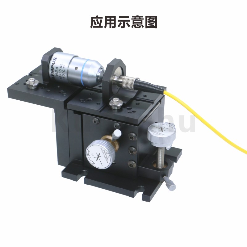 MAS系列挠性对准平台\XYZ行程4mm\用于光纤耦合系统 - 实物图