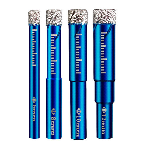 瓷砖钻头打孔干打6mm大理石玻化砖全瓷瓷砖玻璃开孔器专用钻头