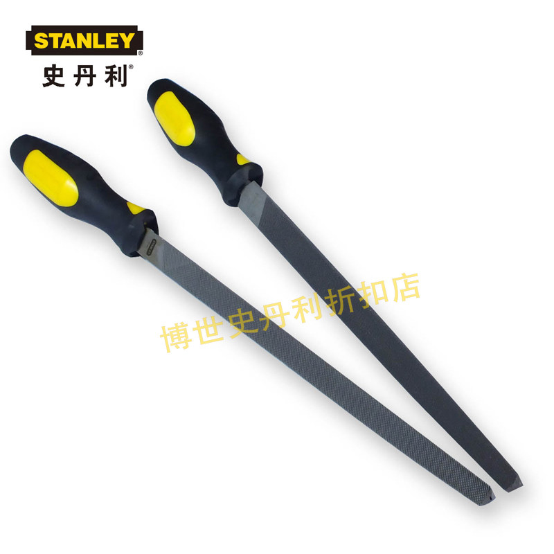 史丹利三角锉 681012寸粗中细齿挫刀钳工锉三棱锉钢锉