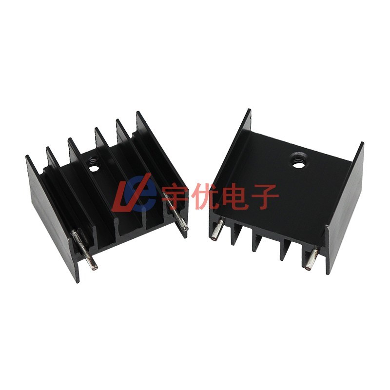 YA20散热器 23*16*20MM散热片 TO-220散热器 电子三极管散热片
